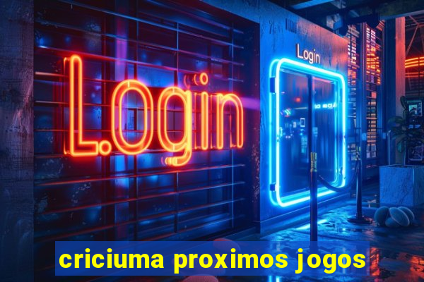 criciuma proximos jogos